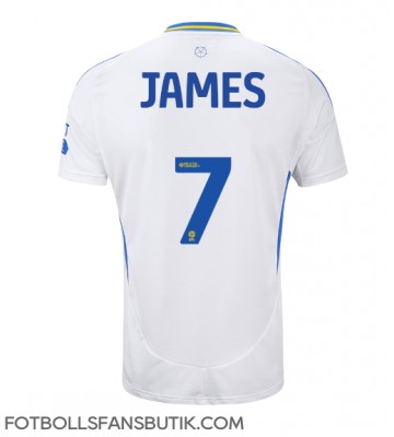 Leeds United Daniel James #7 Replika Hemmatröja 2024-25 Kortärmad